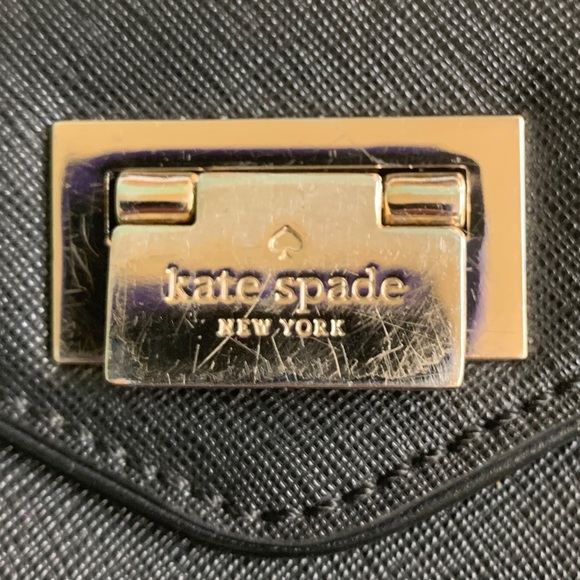 Kate Spade Johanna black Wesley Place suede tote - Picture 7 of 11